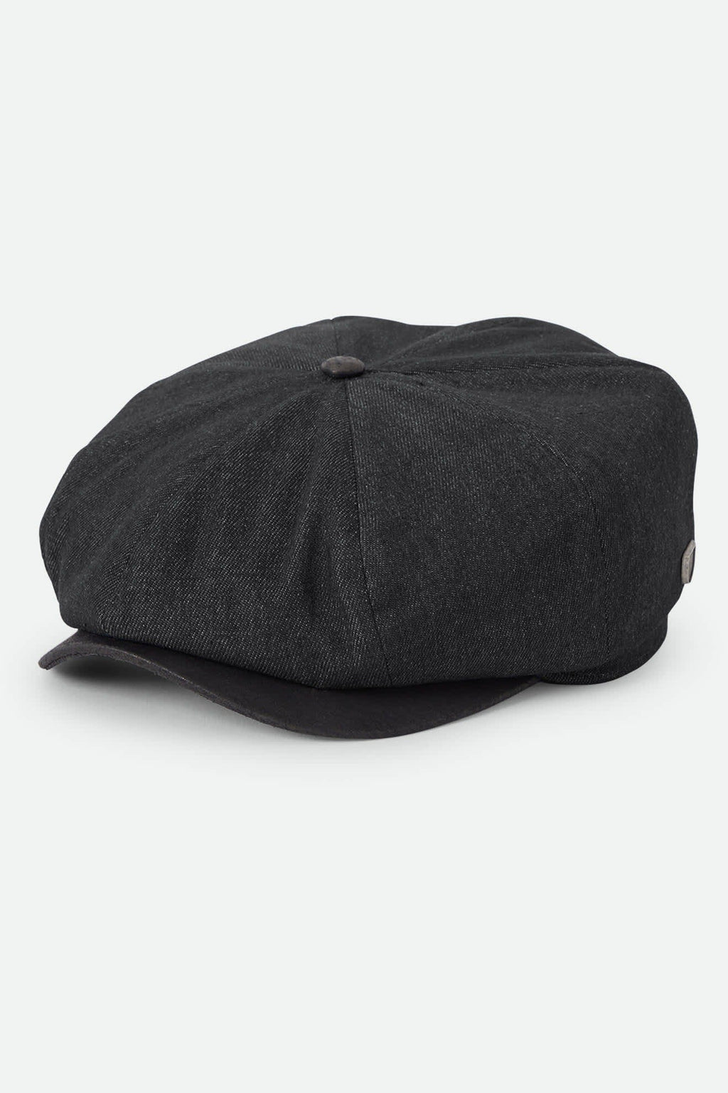 Brood Baggy Flannel Snap Cap - Black Denim/Black