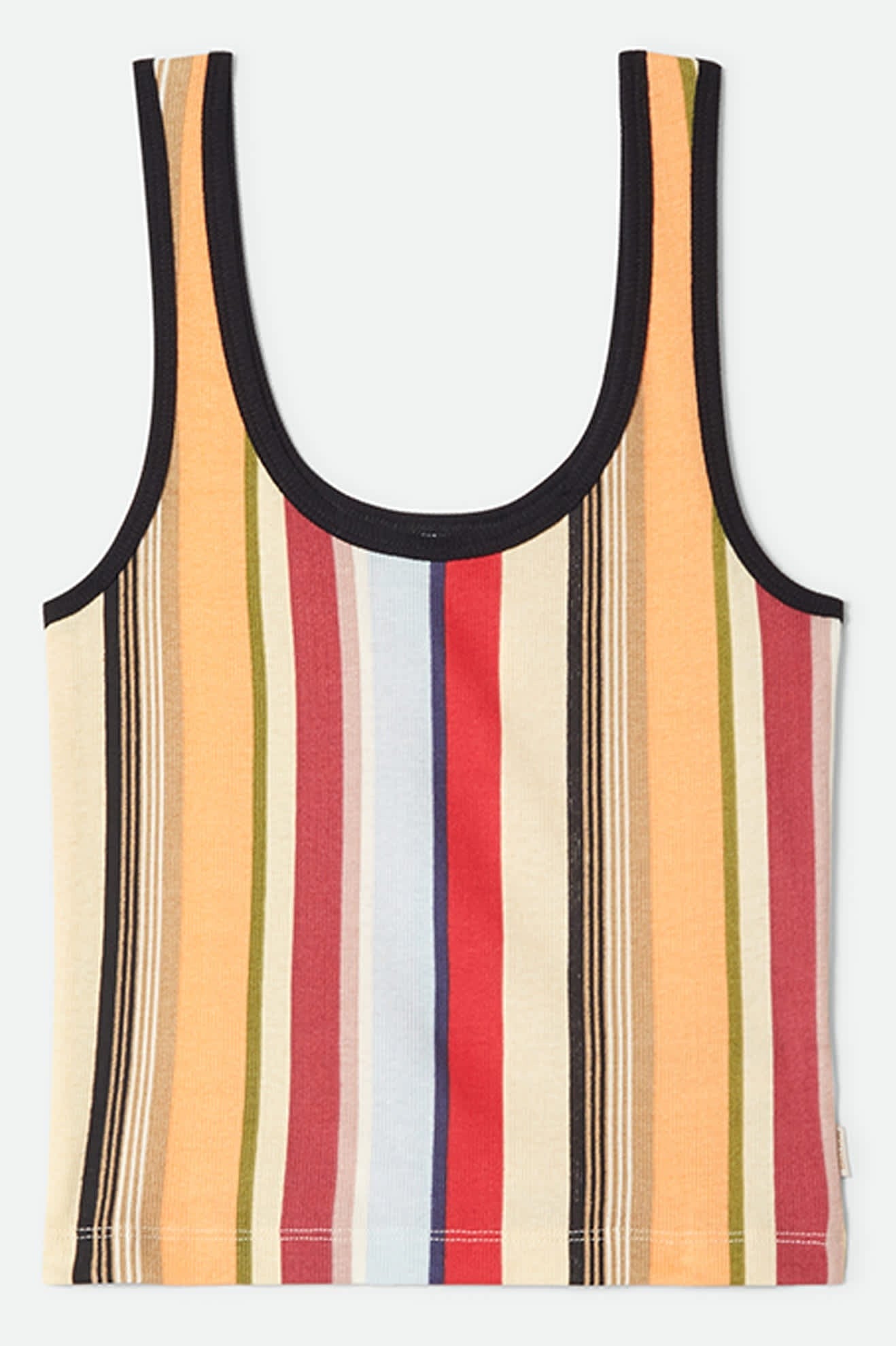Ringer Organic A-Tank - Peach Cobbler Multi Stripe