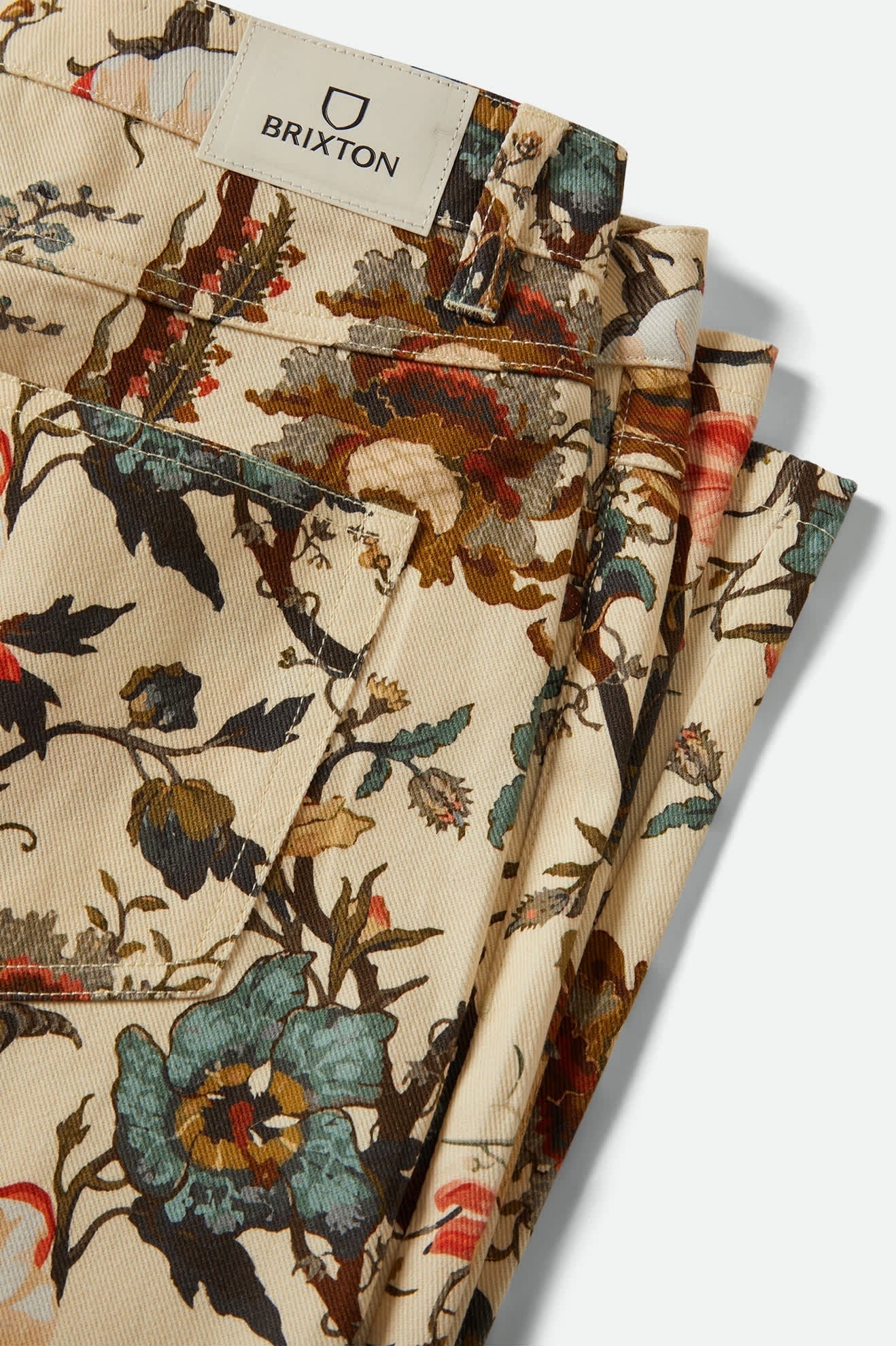 Margo Cropped 5-Pocket Pant - Botanical Floral