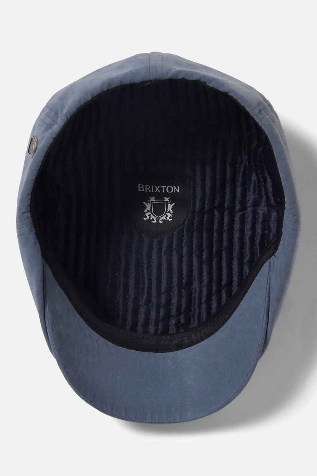 Brood Newsboy Cap - Slate Blue Brushed Satin