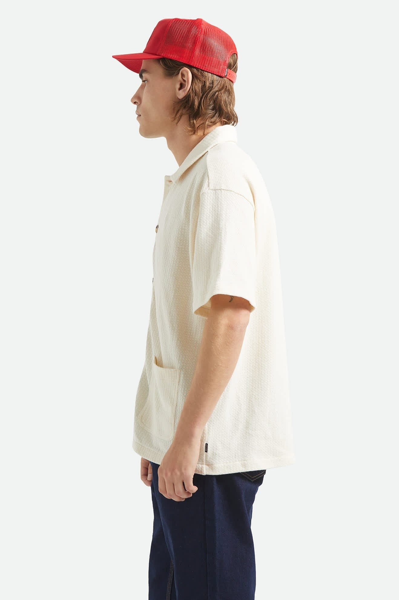 Poolside Short Sleeve Shirt - Off White