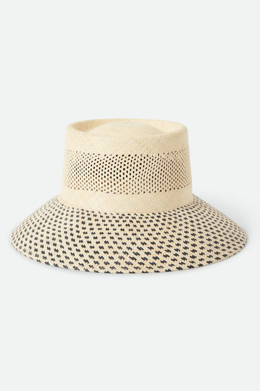 Lilith Panama Bucket Hat - Natural/Black