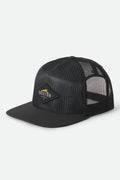 Leaper All Mesh Trucker Hat - Black/Black