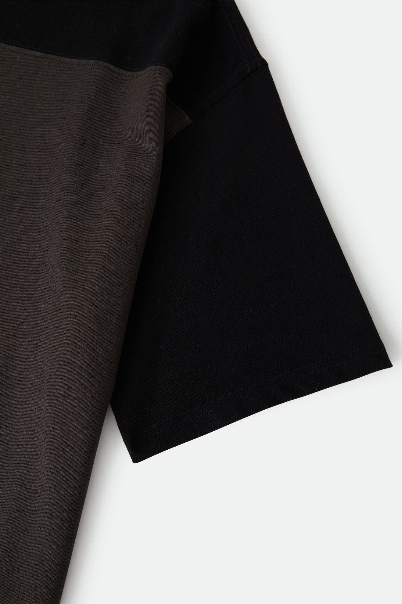 Brixton Football T-Shirt - Black/Washed Black