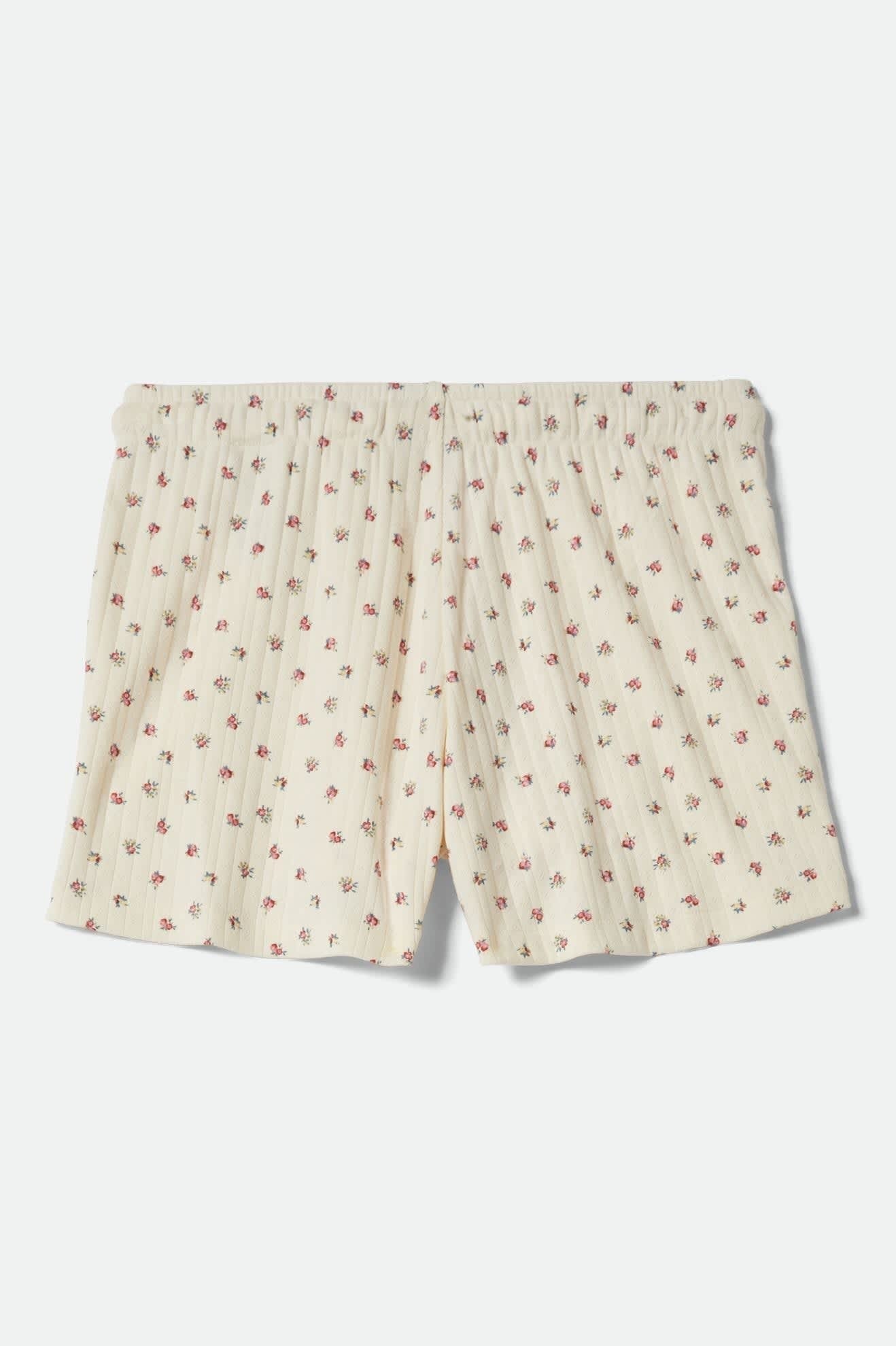 Women's Off Duty Lounge Short - Floral Pointelle