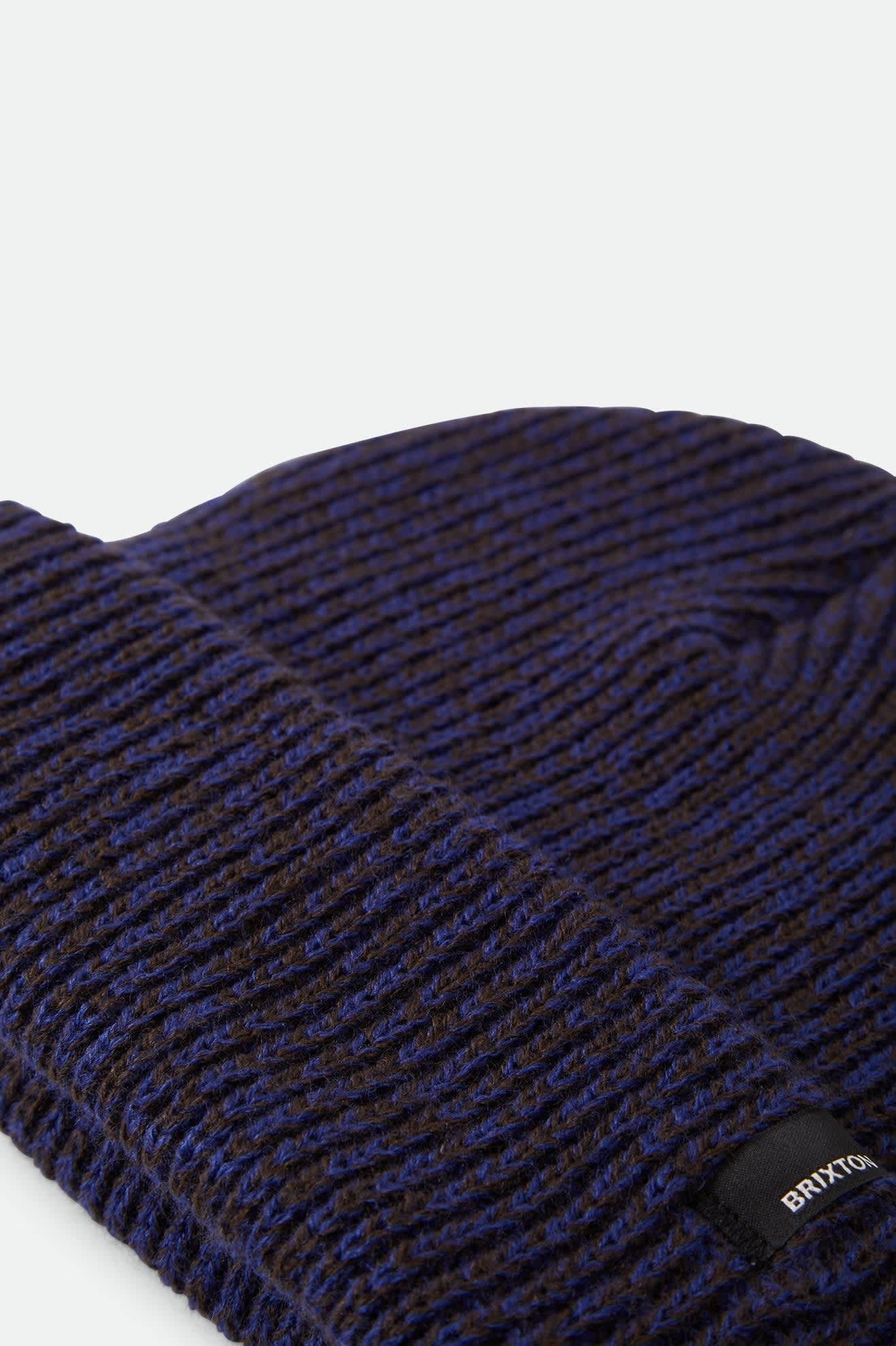 Chunky Heist Beanie - Marled Navy/Caramel