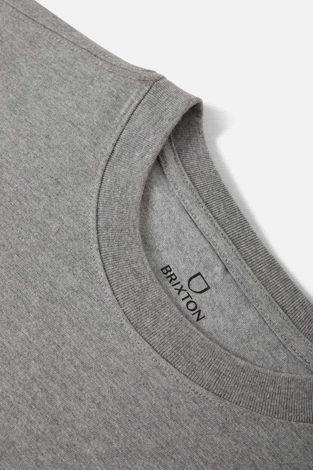 Ranch Motor Court Boxy Crop Top - Heather Grey