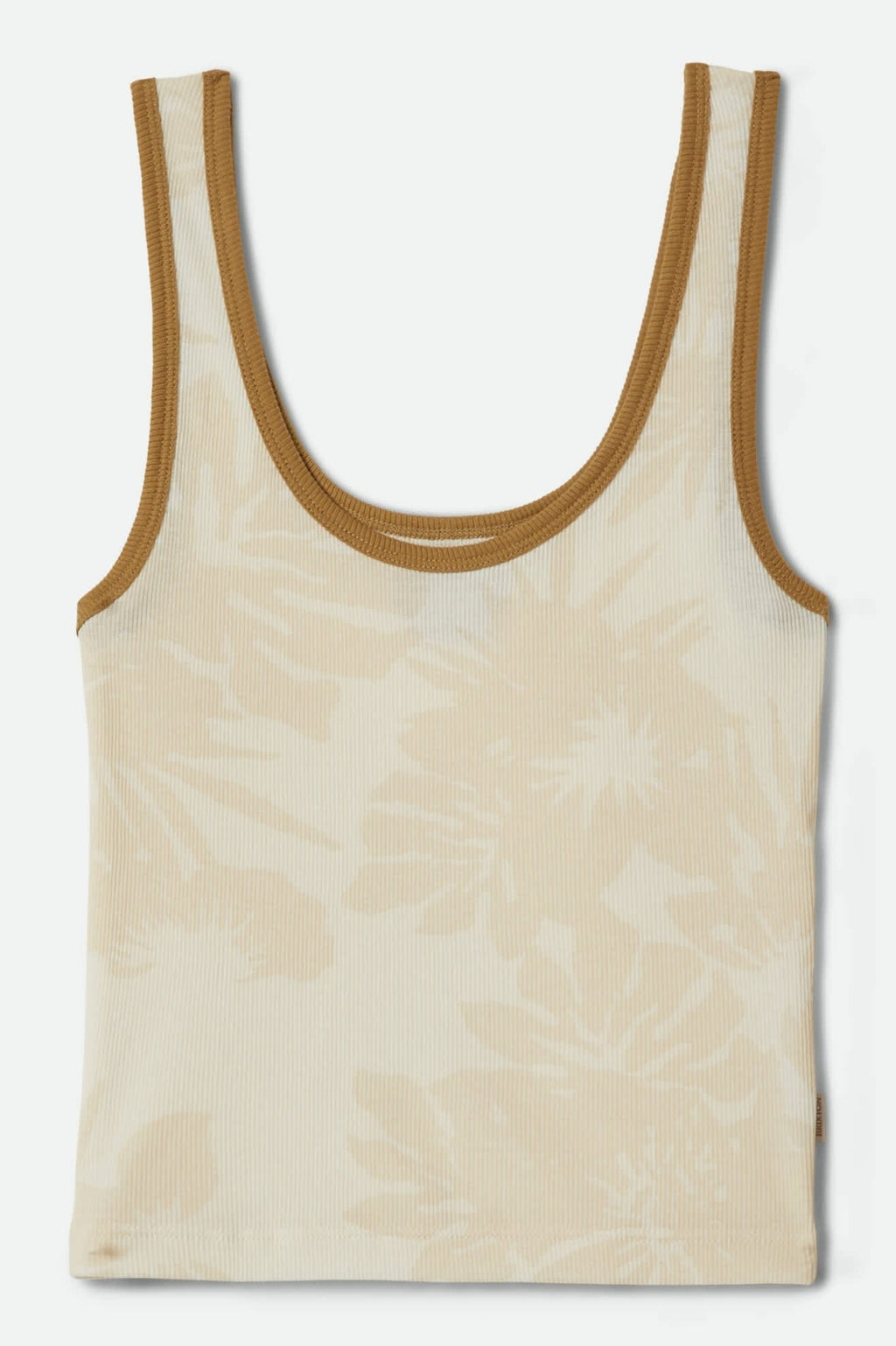 Ringer Organic A-Tank - Off White/Olive Stone