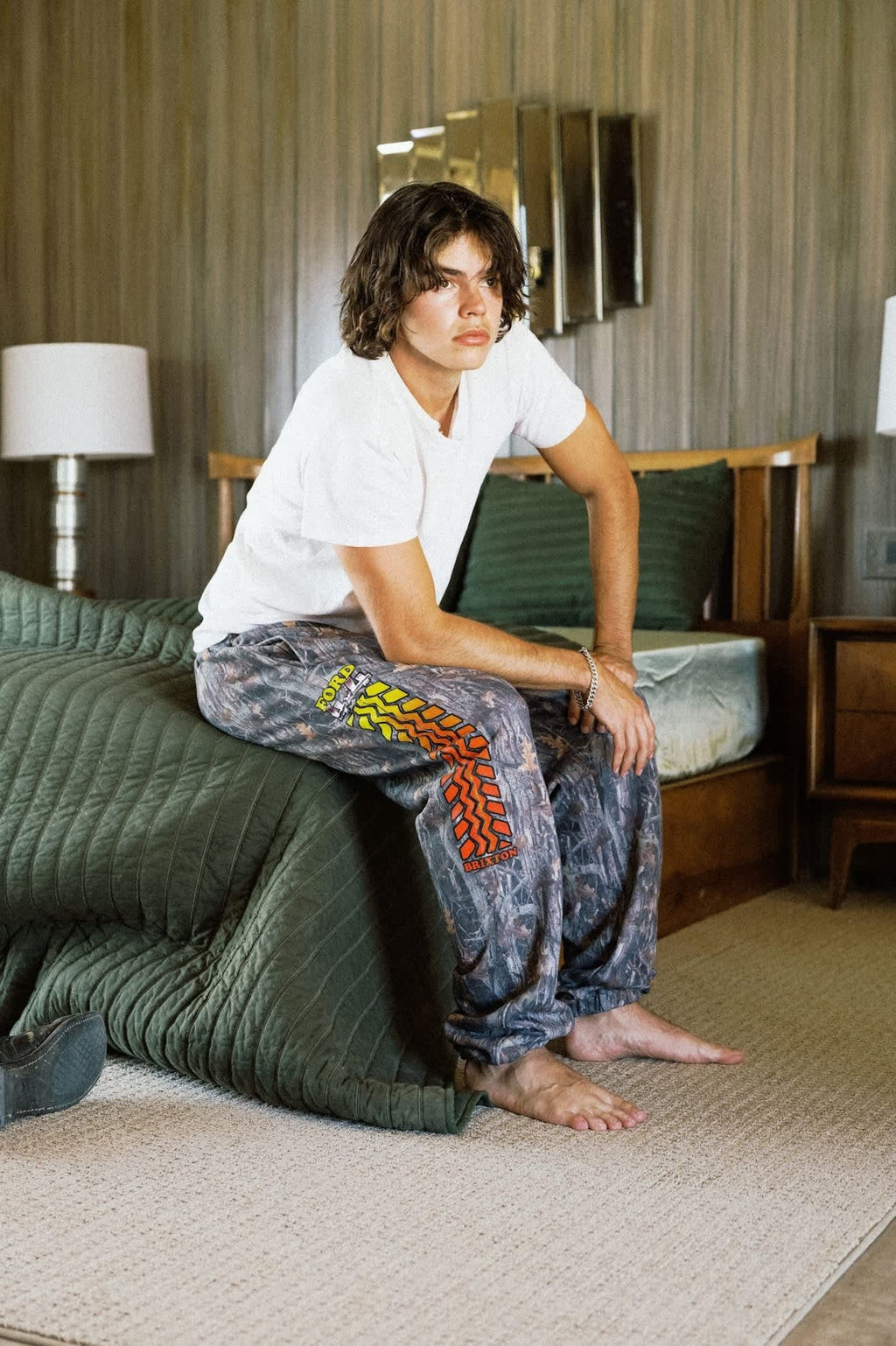 Ford 4x4 Chrome Sweatpant - Boxwood Green