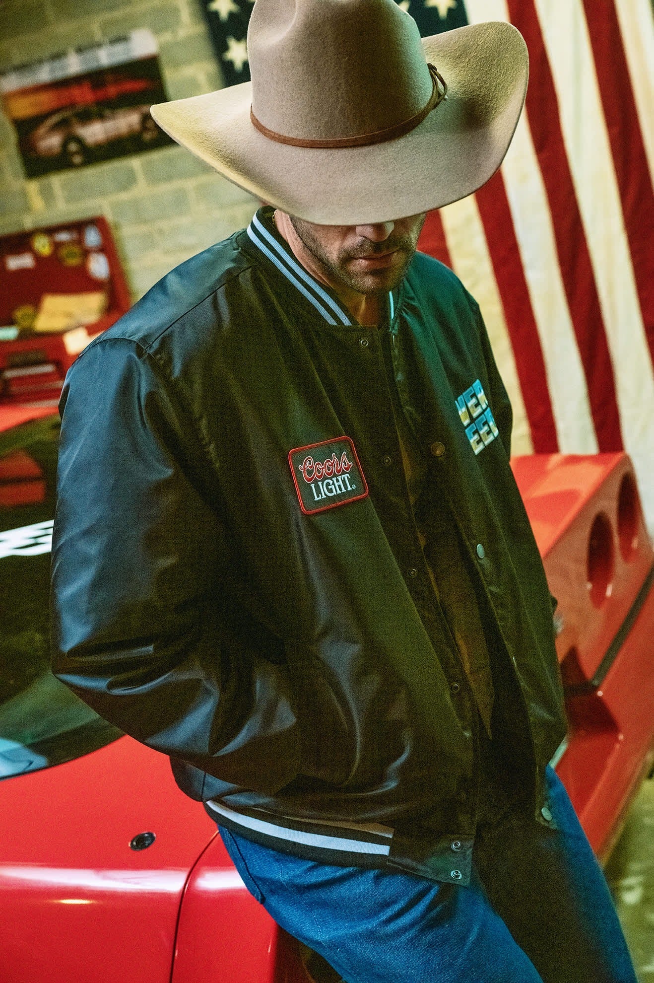 Coors Light Silver Speed Shop Jacket - Black/Silver