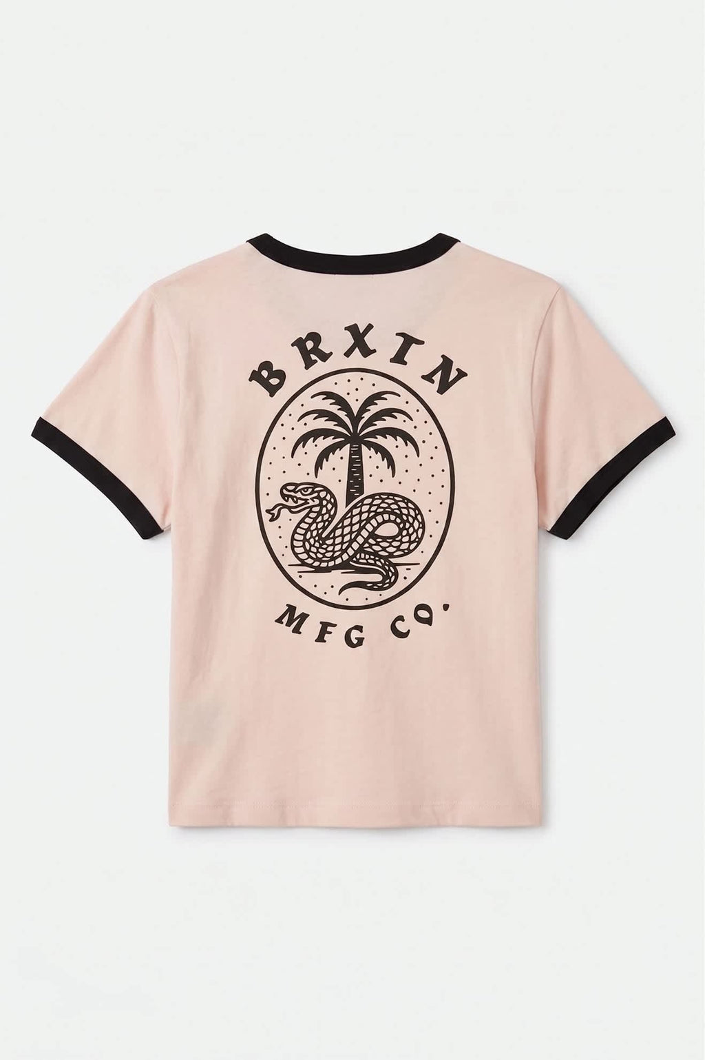 Serpent Baby T-Shirt - Chalk Pink/Black