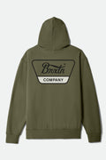 Linwood Hoodie - Army/Black/Off White