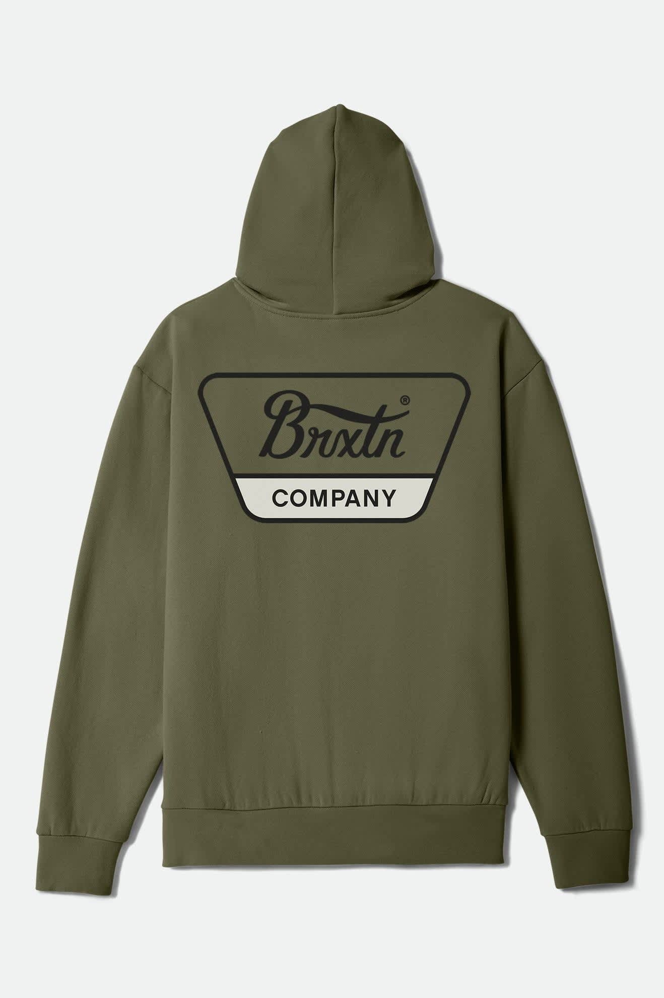 Linwood Hoodie - Army/Black/Off White