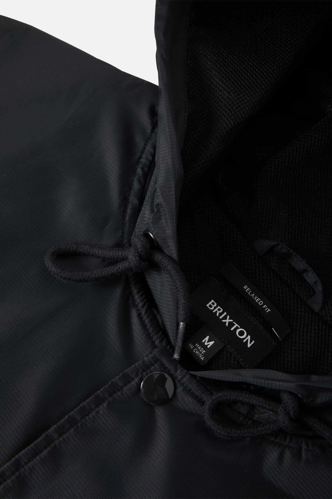 Hooded Claxton Lightweight Jacket - Black