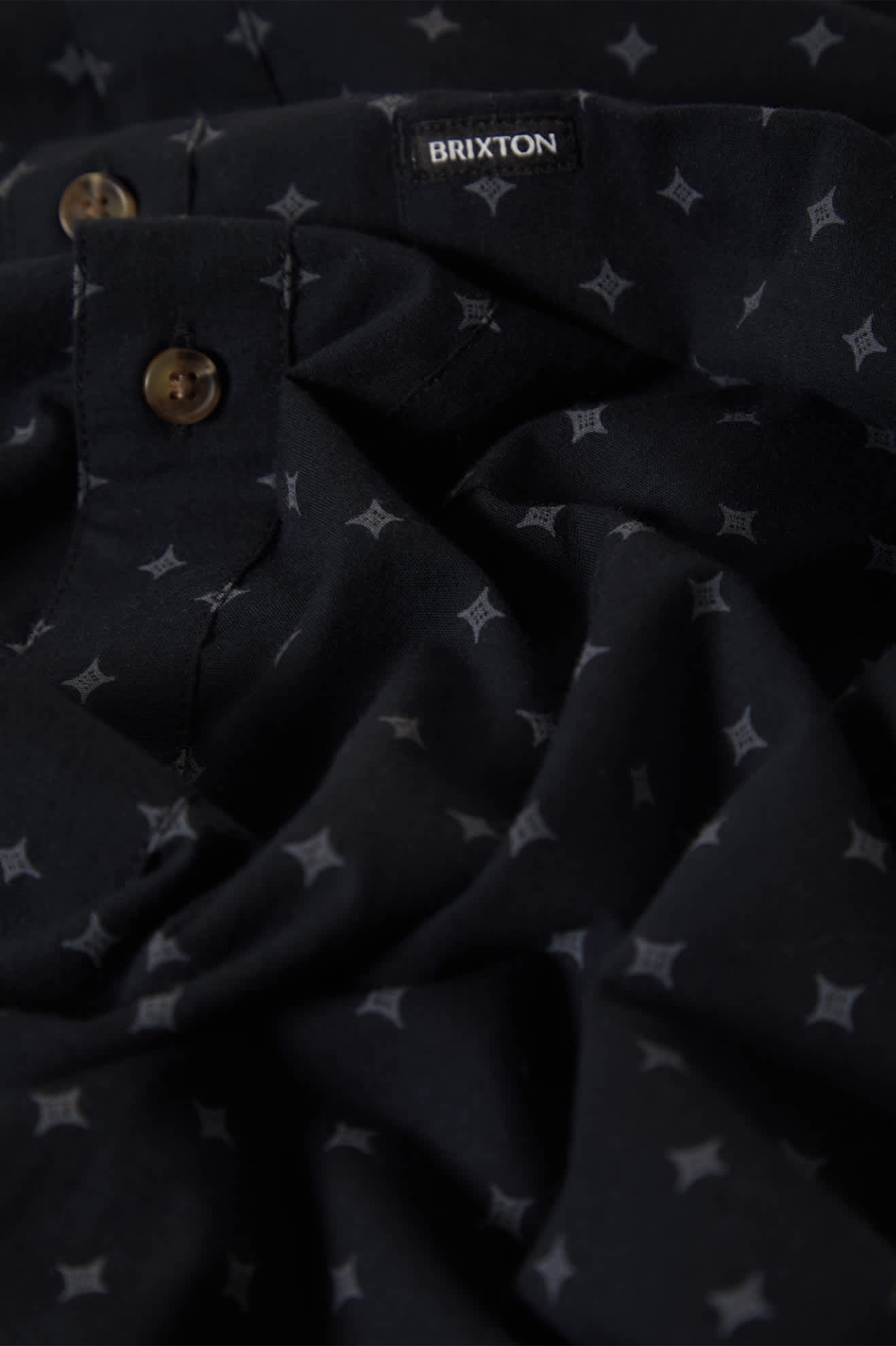 Charter Print Shirt - Future Grey Diamond Tile