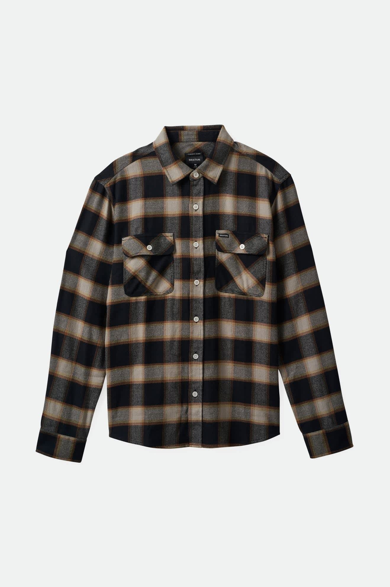 Bowery Flannel - Black/Cream