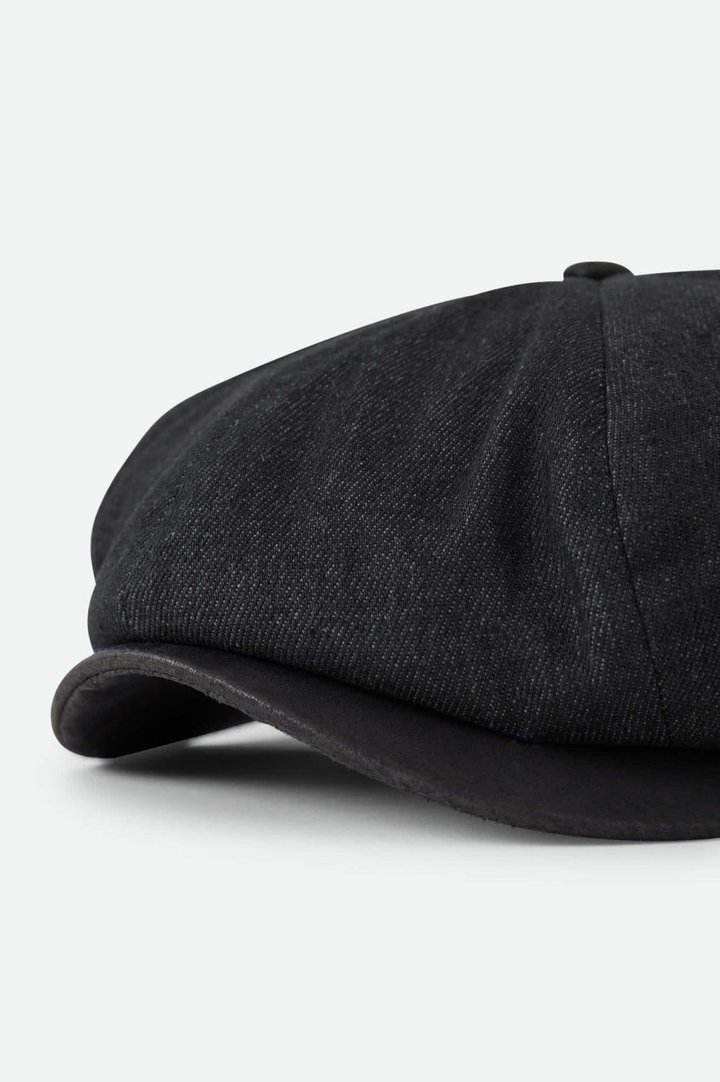 Brood Baggy Flannel Snap Cap - Black Denim/Black