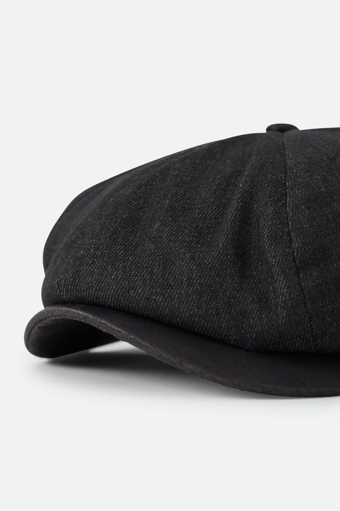 Brood Baggy Flannel Snap Cap - Black Denim/Black