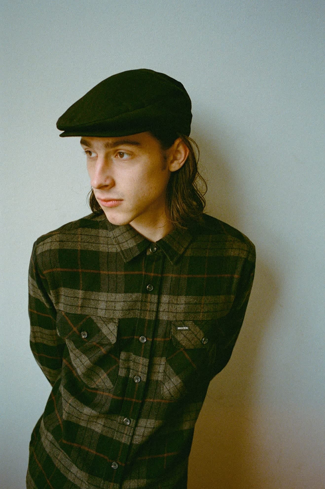 Hooligan Flat Cap - Black