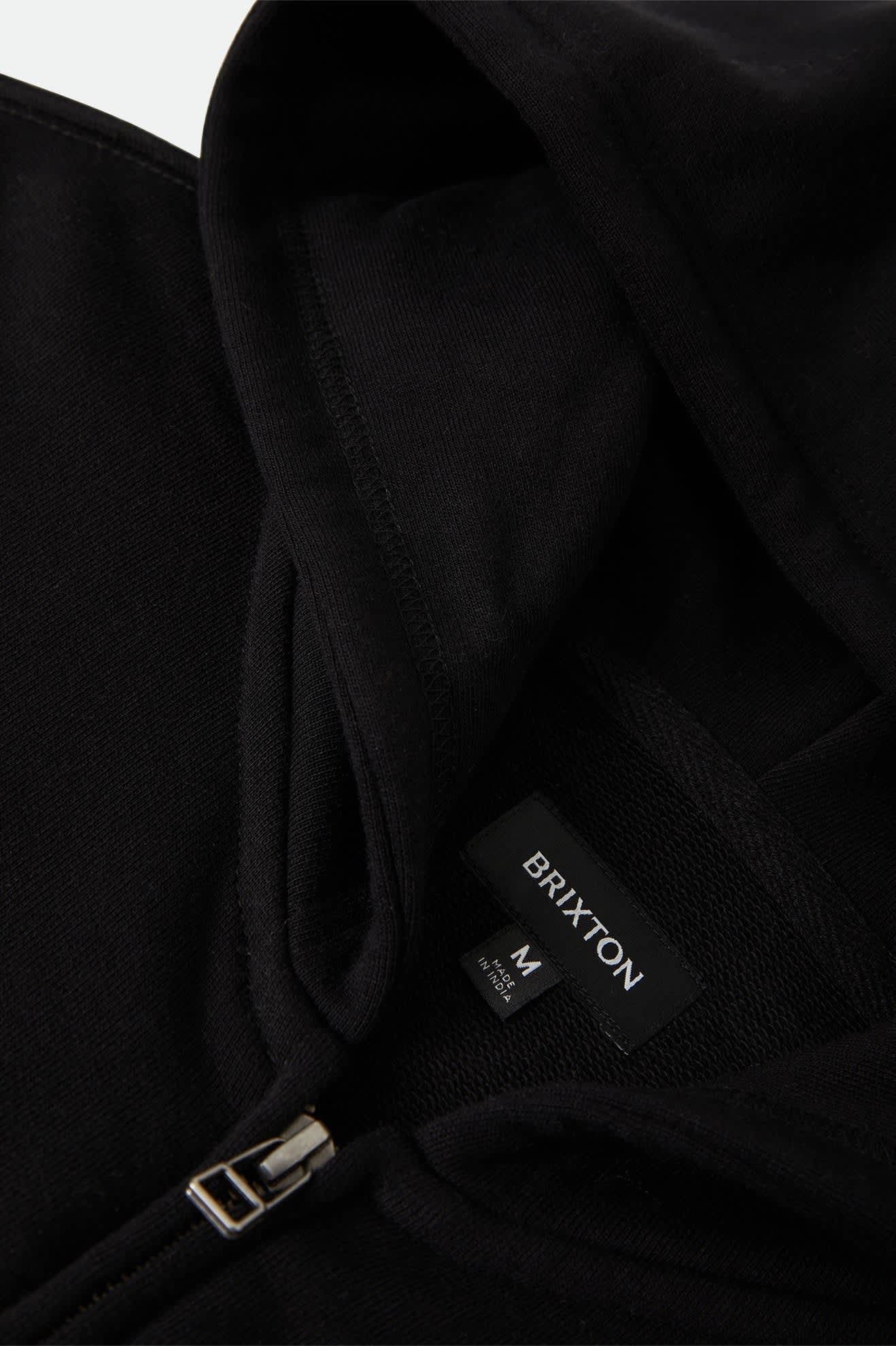 Dugout Zip Hood Fleece - Black/Grey