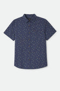 Charter Print Shirt - Washed Navy/Micro Floral