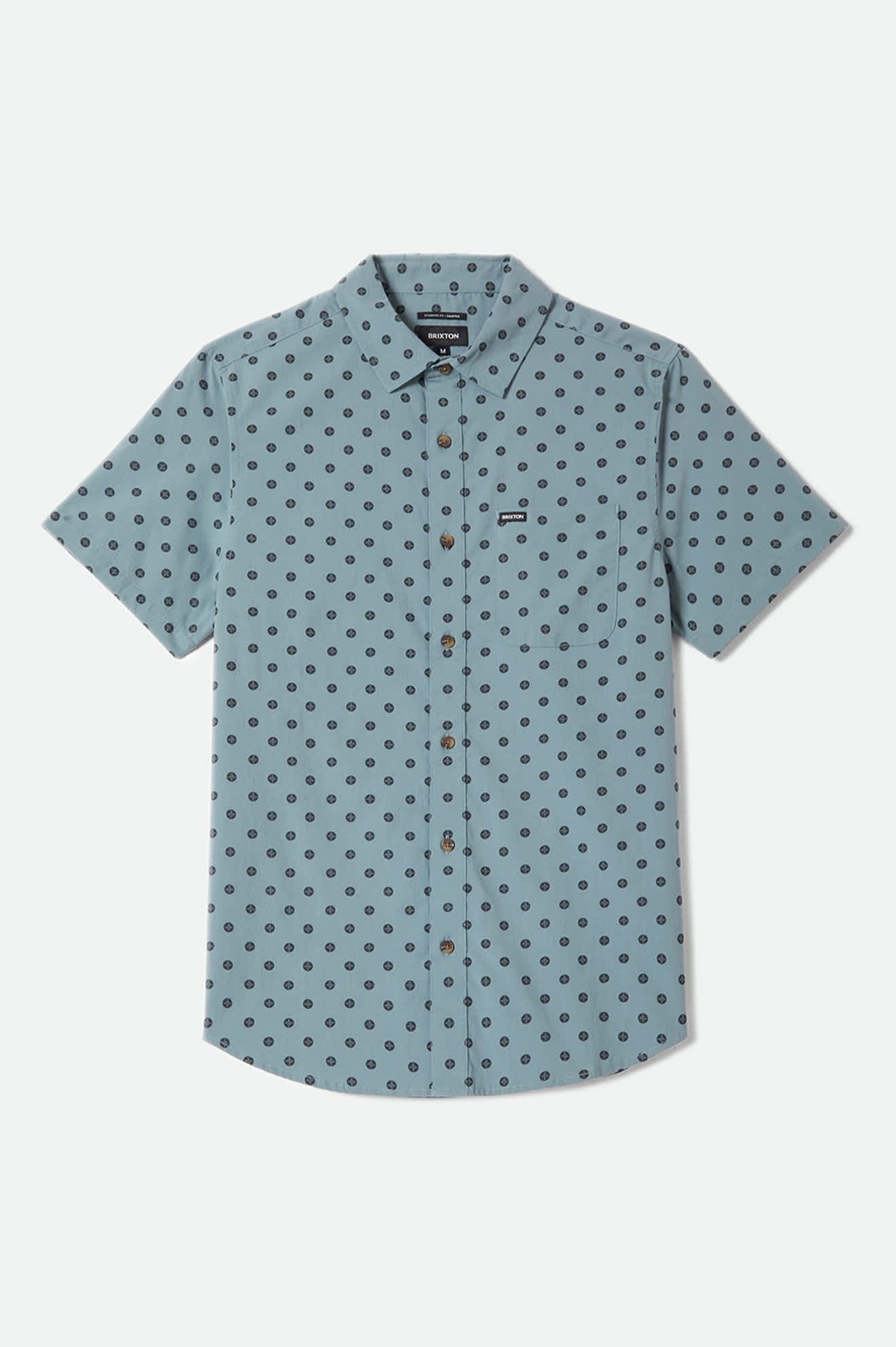 Charter Print Short Sleeve Shirt - Micro Street Tile