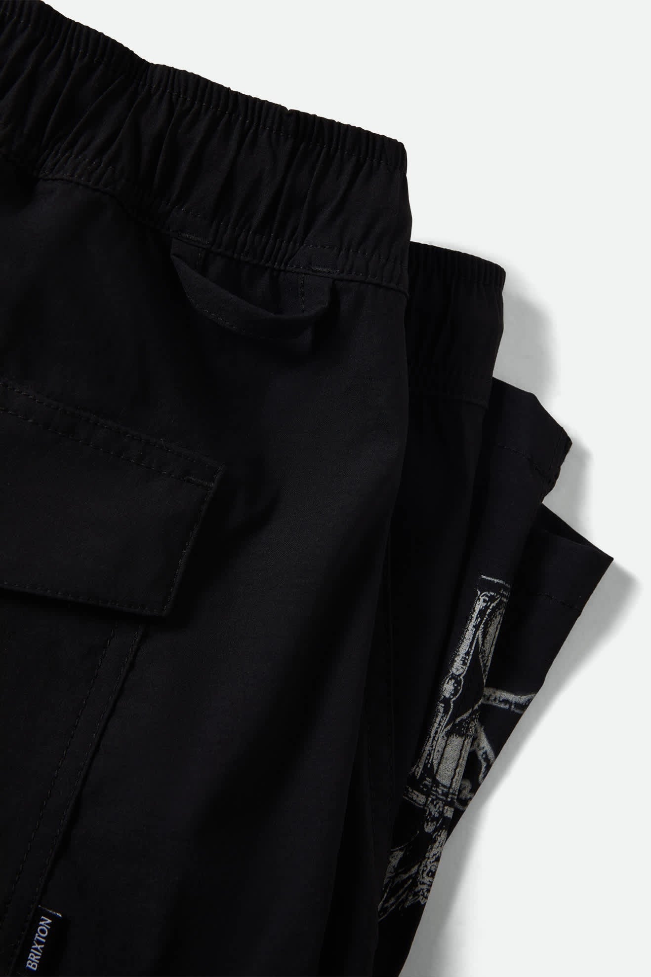 Everyday Stretch Hybrid Short 7" - Black/White