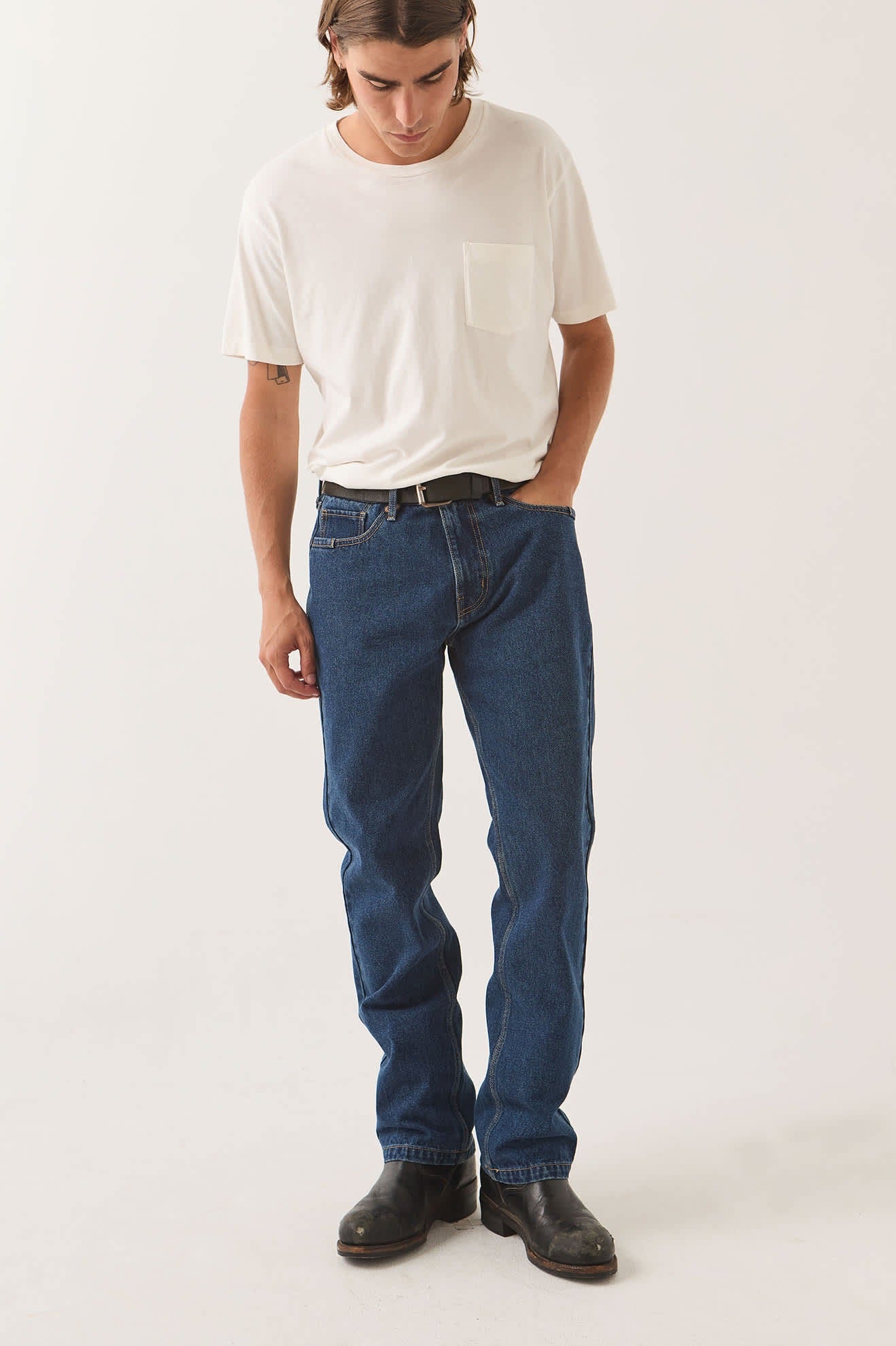 Builders 5-Pocket Pant - Dark Denim
