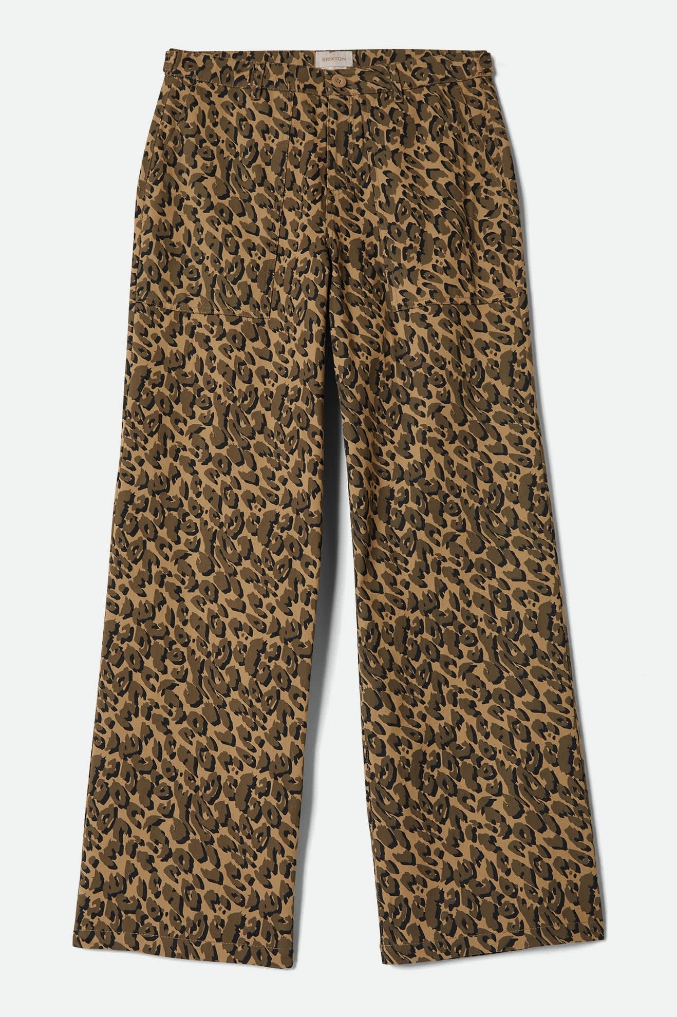 Jane Utility Wide Leg Pant - Brown Cheetah