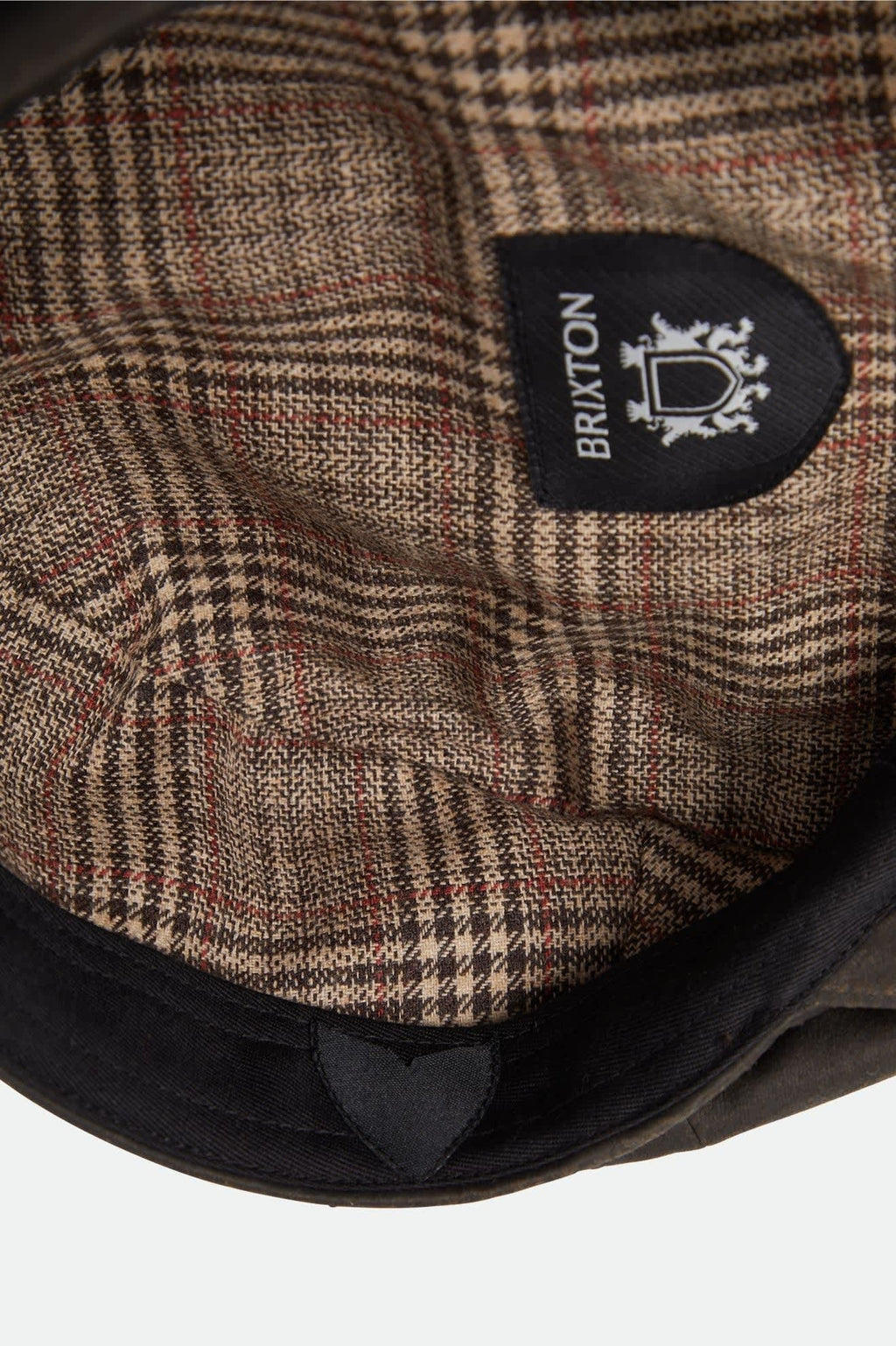 Brood Baggy Flannel Snap Cap - Brown Faux Leather