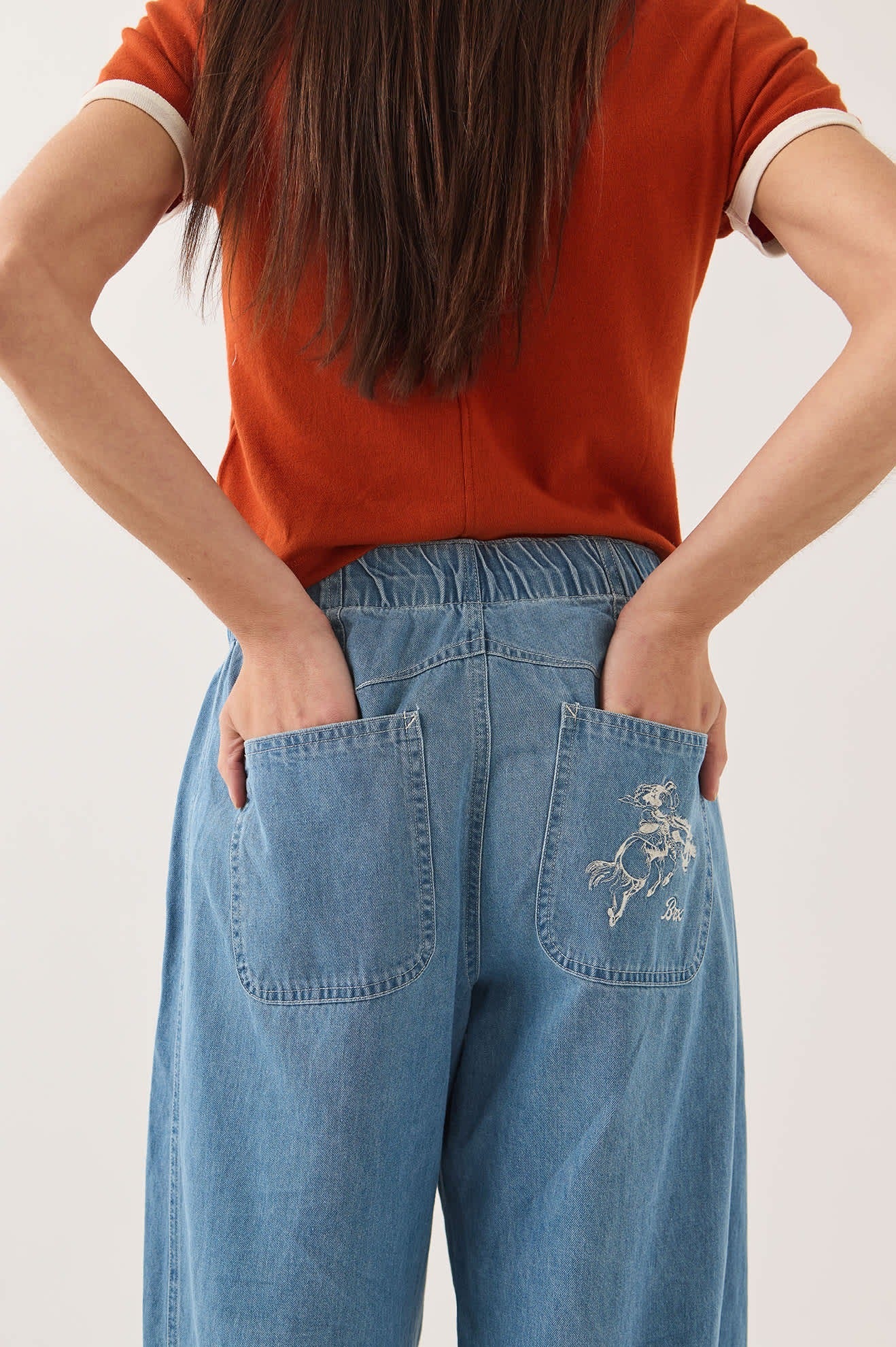 Utility Everyday Barrel Pant - Light Stone Wash