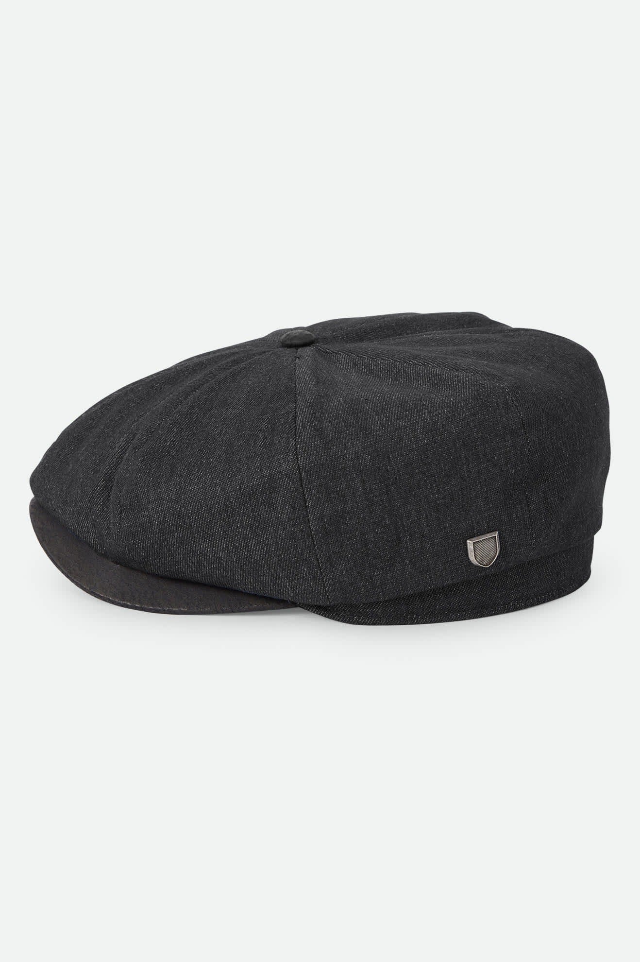 Brood Baggy Flannel Snap Cap - Black Denim/Black