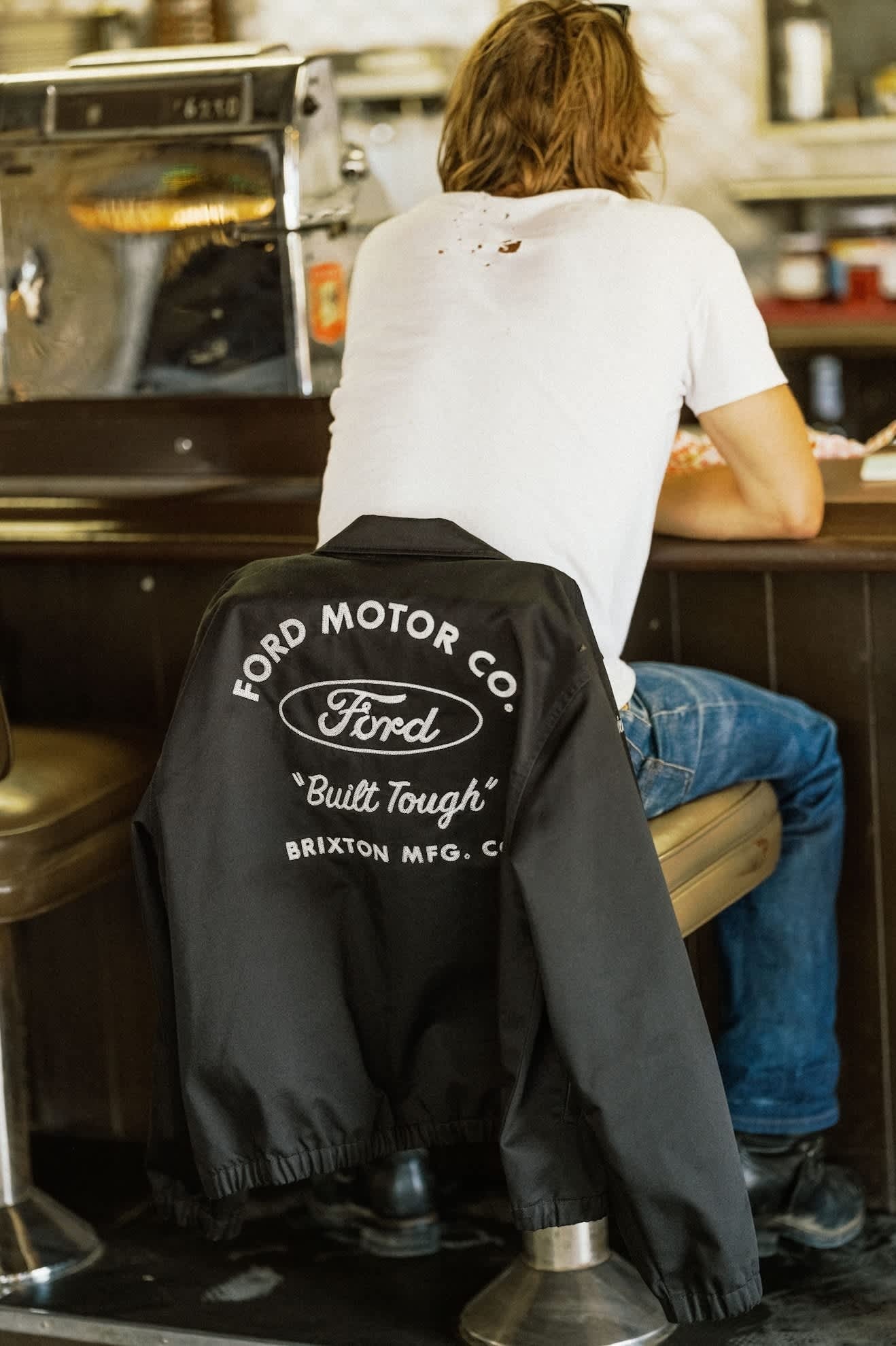 Ford Built Tough Harrington Jacket - Burnt Rubber