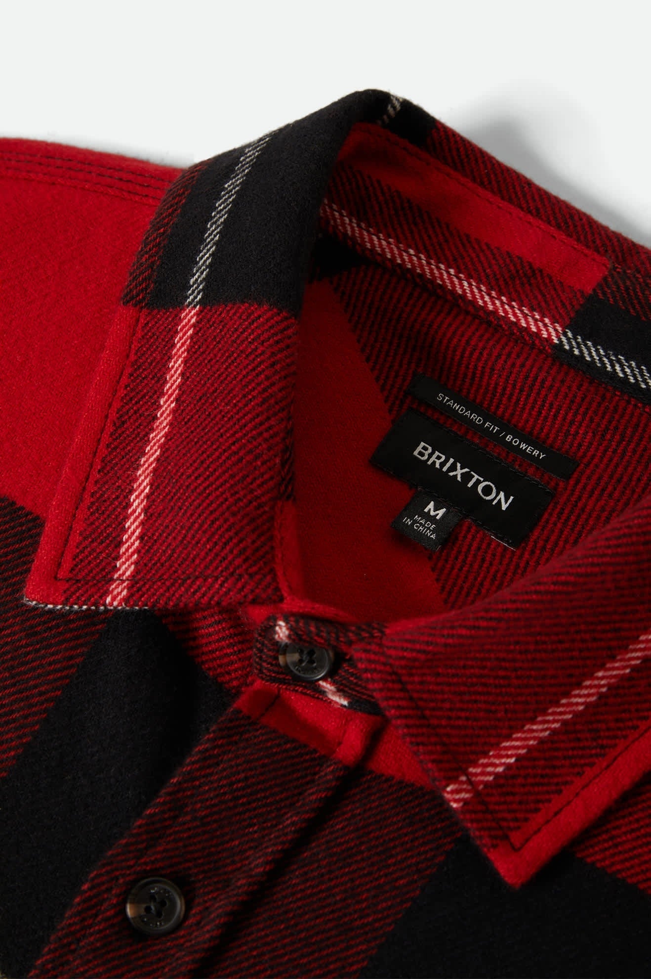 Bowery Flannel - Black/Adrenaline Rush/Off White