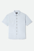 The Vintage Short Sleeve Shirt - Blue Aura
