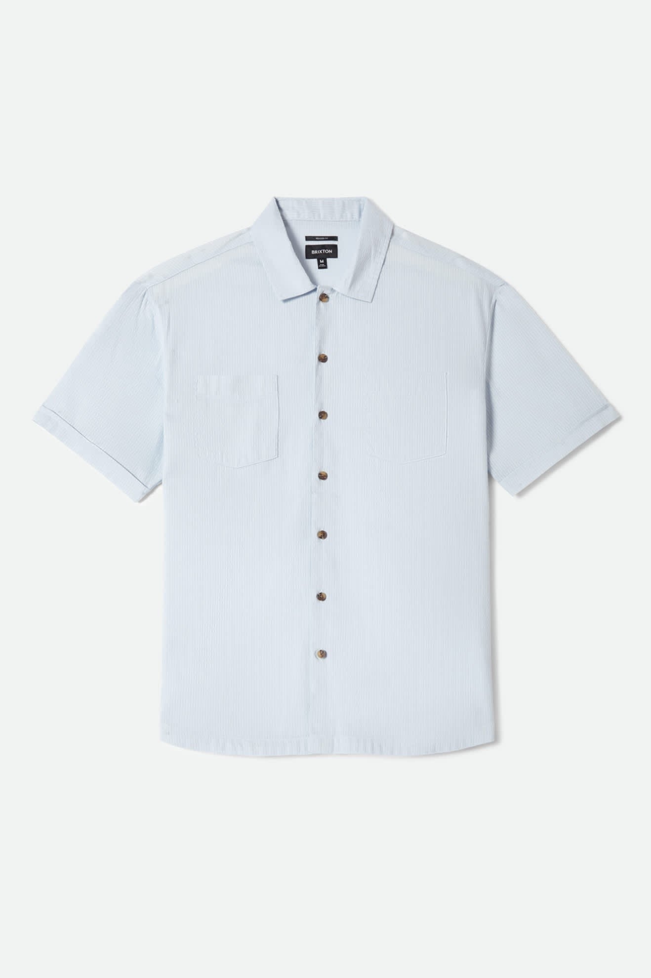 The Vintage Short Sleeve Shirt - Blue Aura