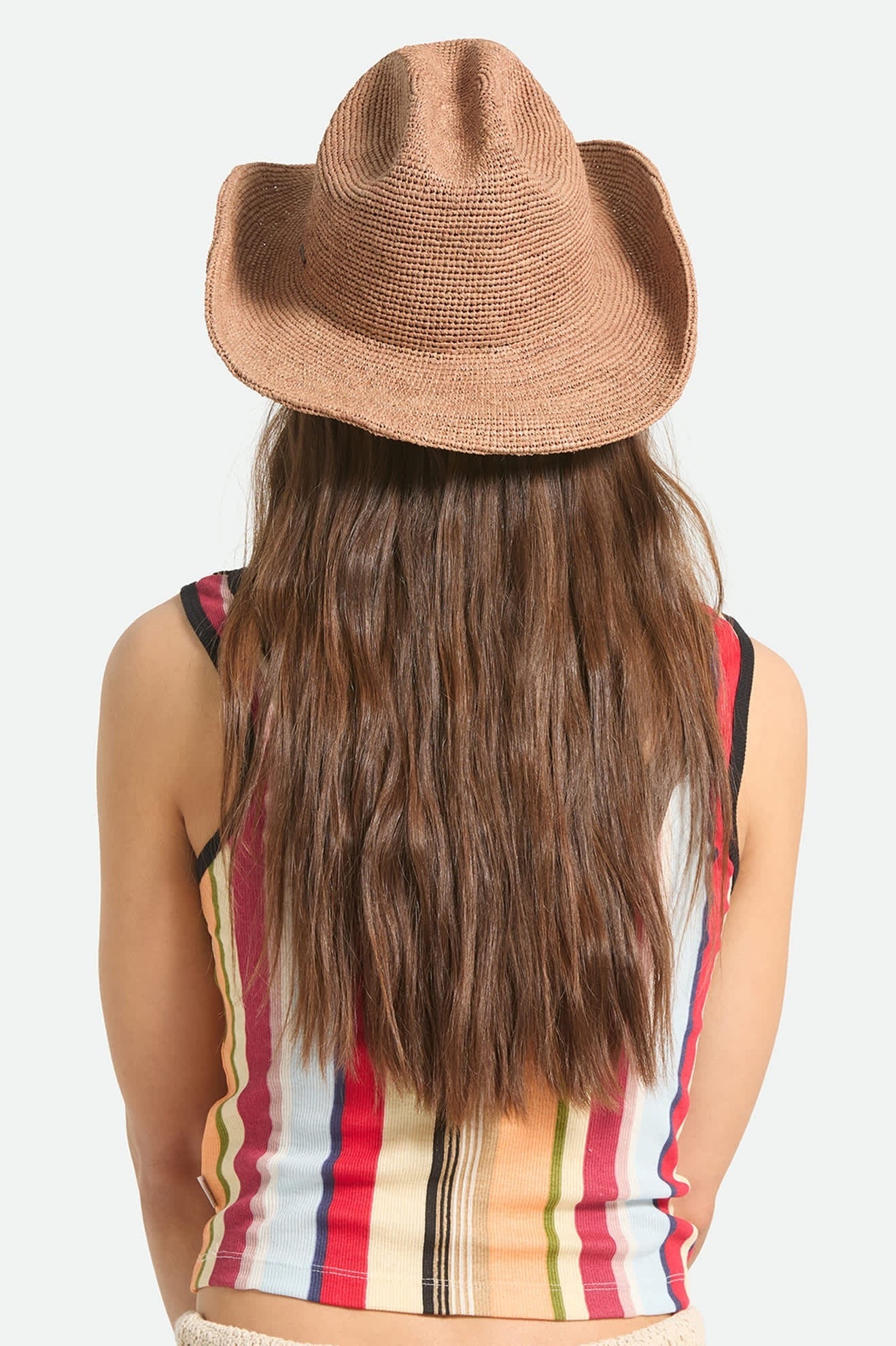 Odessa Straw Packable Cowboy Hat - Italian Clay