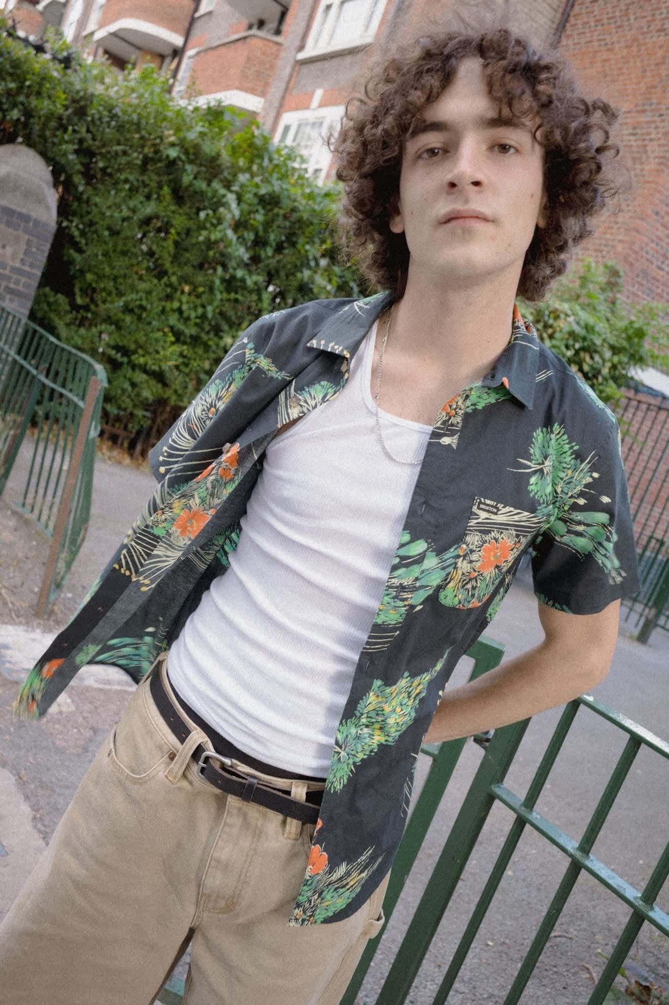 Brixton Relaxed Short - Washed British Khaki