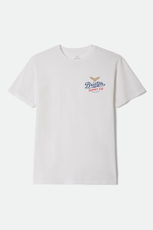 Wing And Wheel Supply Short Sleeve Standard T-Shirt - White