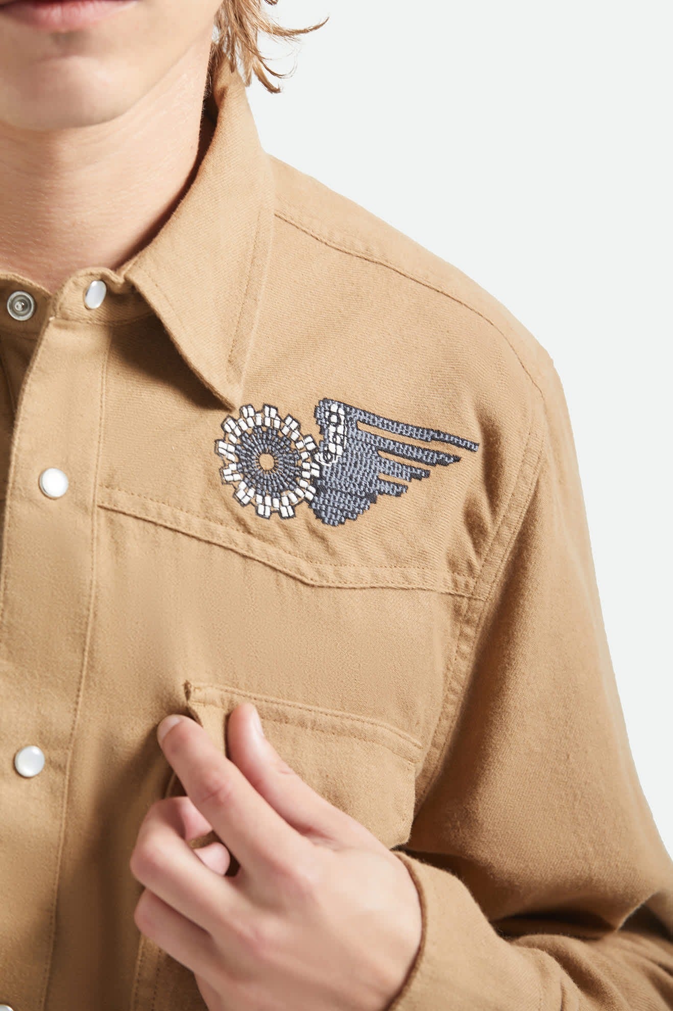 Waylon Lightweight Overshirt - Khaki
