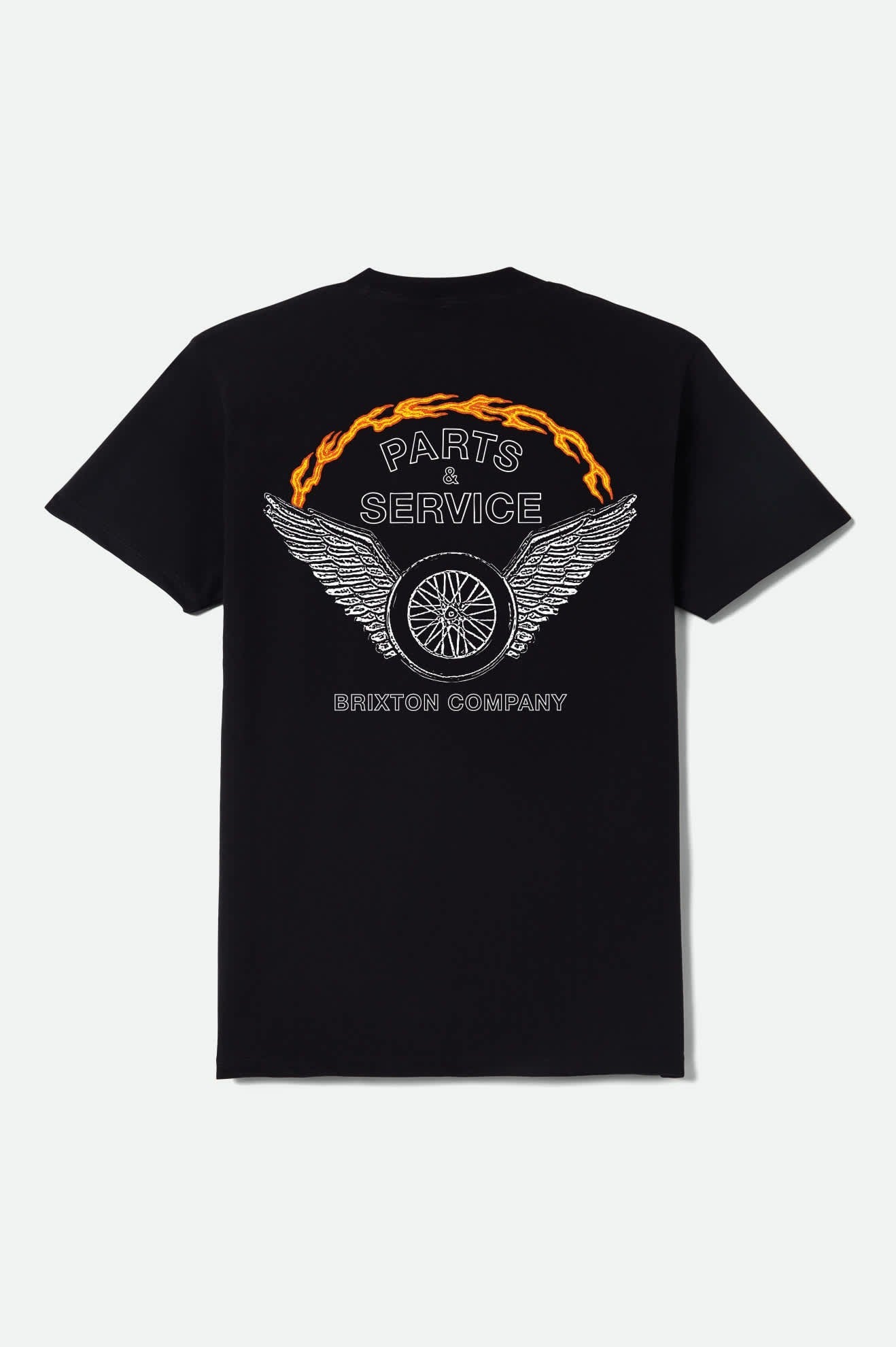 Leeway Short Sleeve T-Shirt - Black Worn Wash