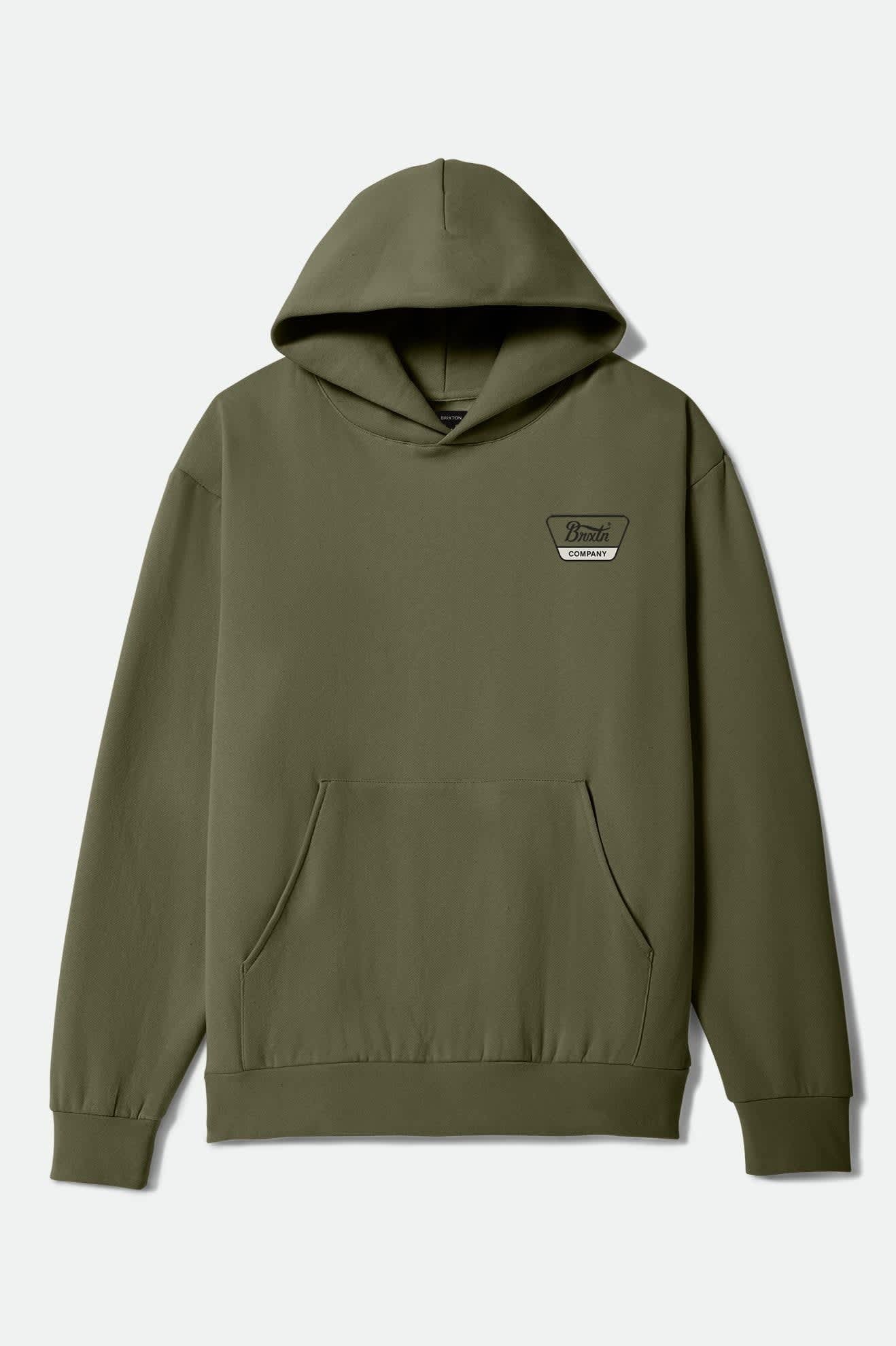 Linwood Hoodie - Army/Black/Off White