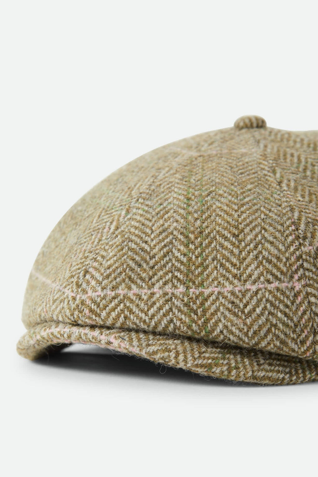 Brood Lightweight Newsboy Cap - Sublime Green Houndstooth