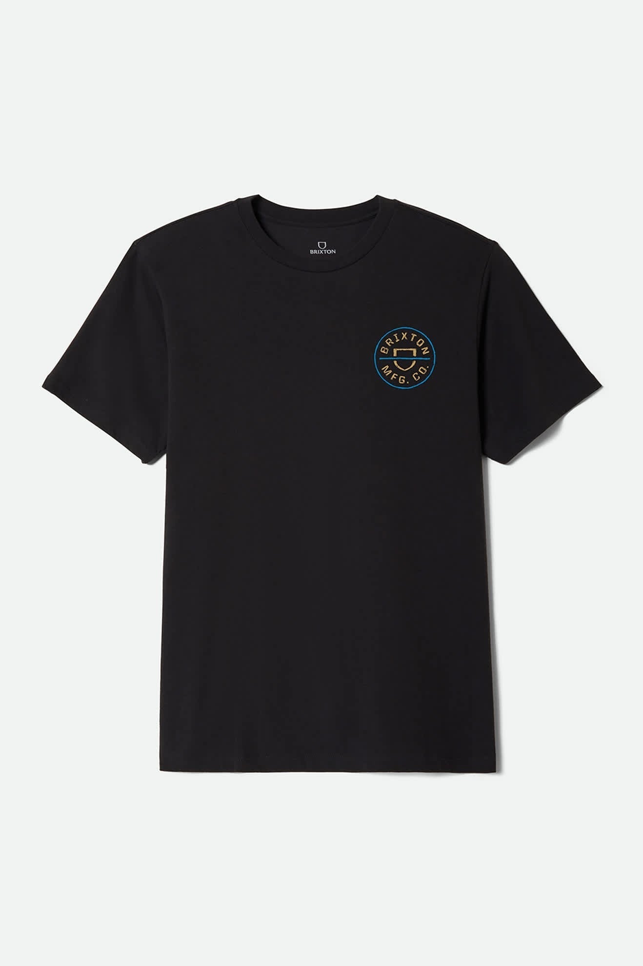 Crest II Short Sleeve Standard T-Shirt - Black/Copper/Medium Blue