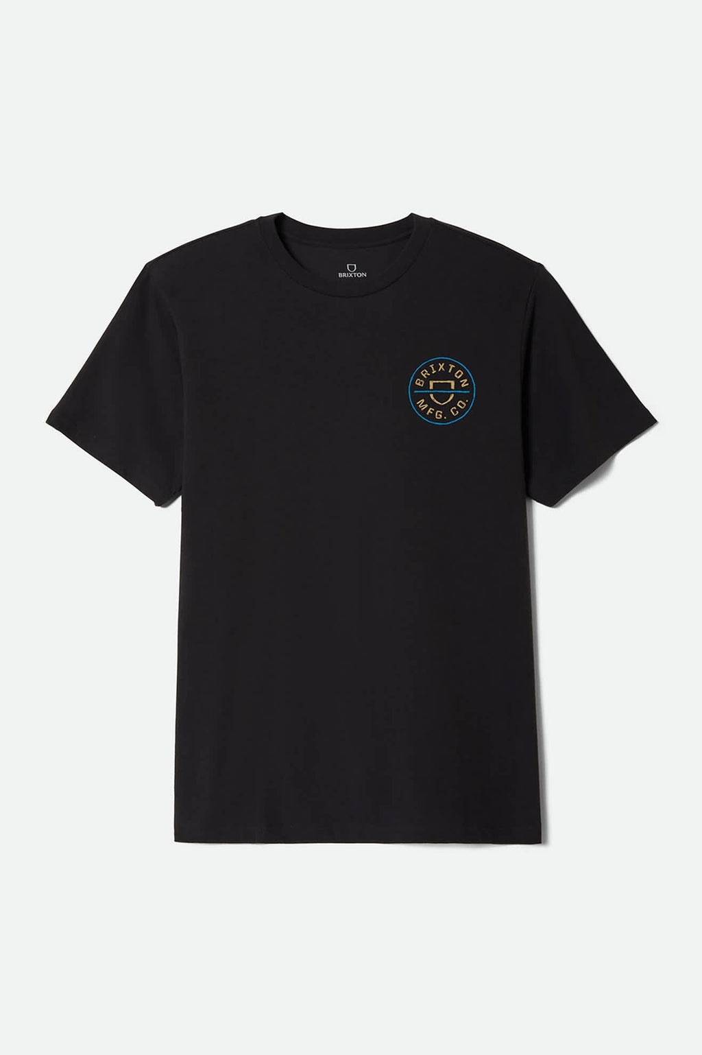 Crest II Short Sleeve Standard T-Shirt - Black/Copper/Medium Blue