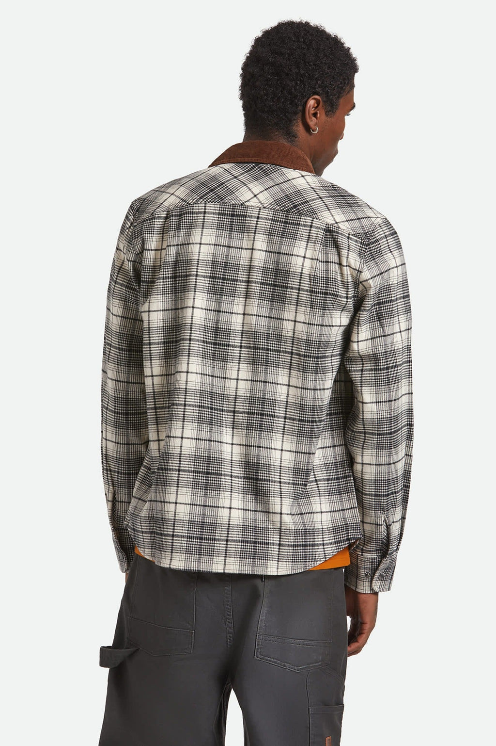 Builders Bowery Performance Flannel - Off White/Black