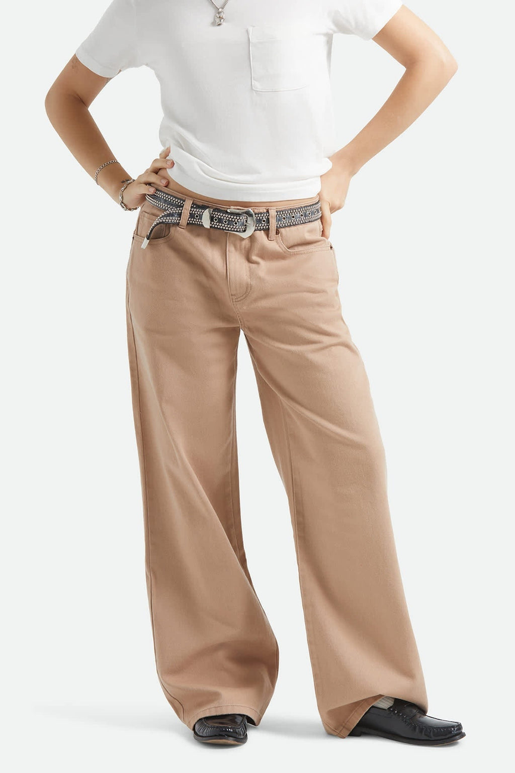The Chloe 5-Pocket Pant - Washed Timeless Taupe
