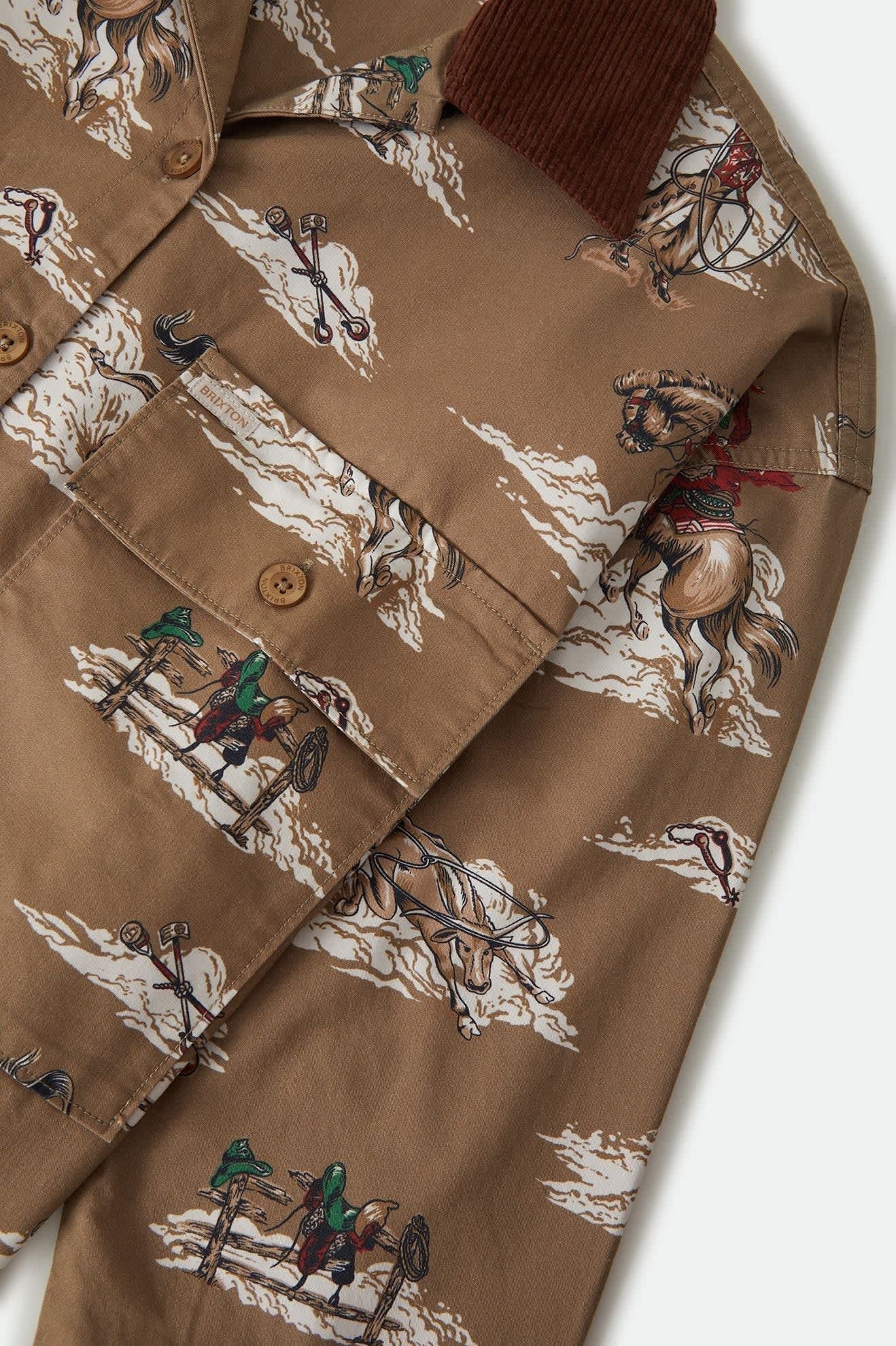 Utopia Overshirt - Mid Century Cowboy Print