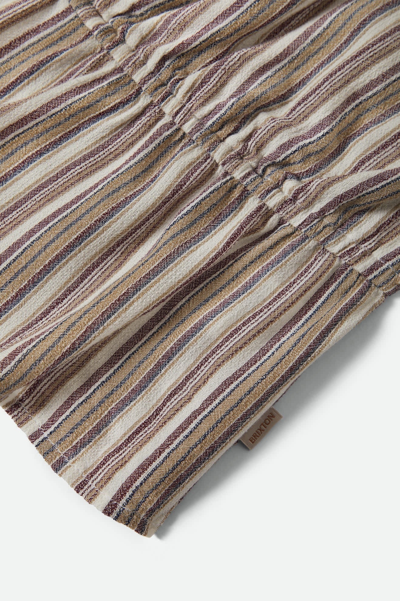 The Abigail Tie Top - Worn In Robust Red Stripe