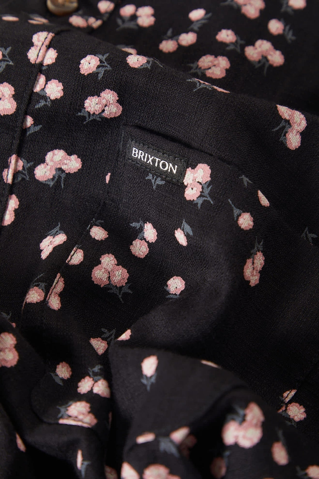 Charter Slub Short Sleeve Shirt - Black/Pink